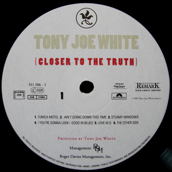 Tony Joe White ~ Closer To The Truth (Vinyl) - Djungel & Jazz