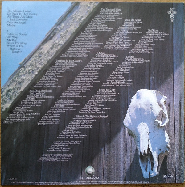 Neil Young ~ Old Ways (Vinyl) - Djungel & Jazz