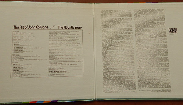 John Coltrane ~ The Art Of John Coltrane / The Atlantic Years (Vinyl) - Djungel & Jazz