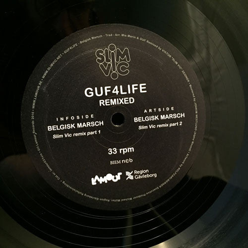 GUF ~ GUF4LIFE (Slim Vic Remix) (Vinyl) - Djungel & Jazz