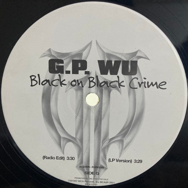 G.P. Wu ~ Black On Black Crime (Vinyl) - Djungel & Jazz