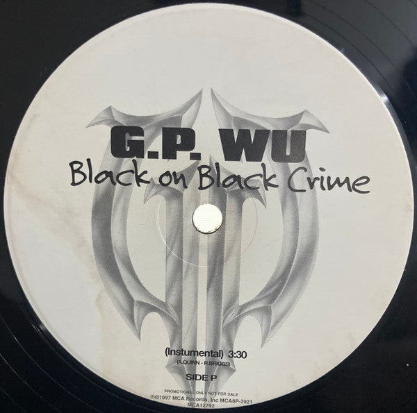 G.P. Wu ~ Black On Black Crime (Vinyl) - Djungel & Jazz