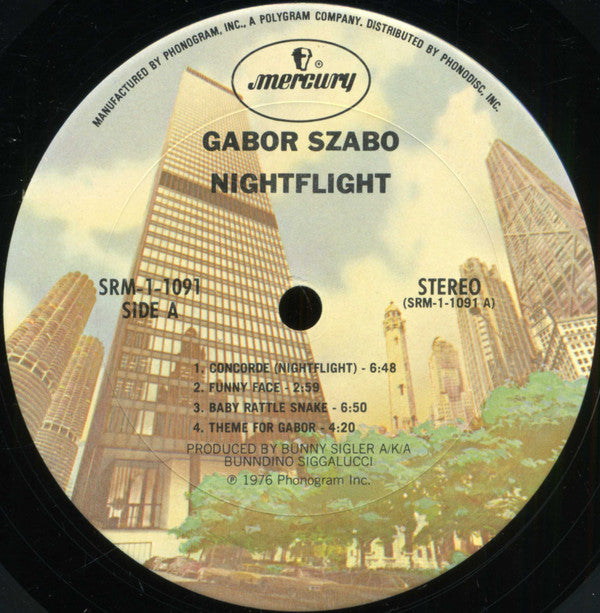 Gabor Szabo ~ Nightflight (Vinyl) - Djungel & Jazz