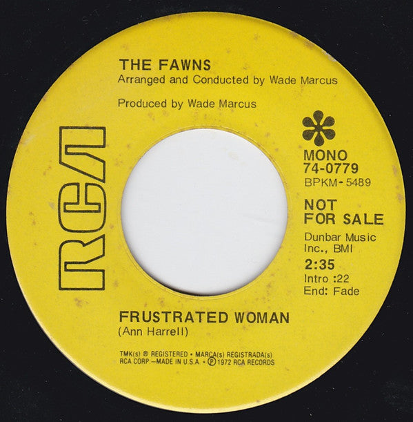 The Fawns ~ Frustrated Woman / The Other Woman (Vinyl) - Djungel & Jazz
