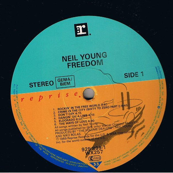 Neil Young ~ Freedom (Vinyl) - Djungel & Jazz