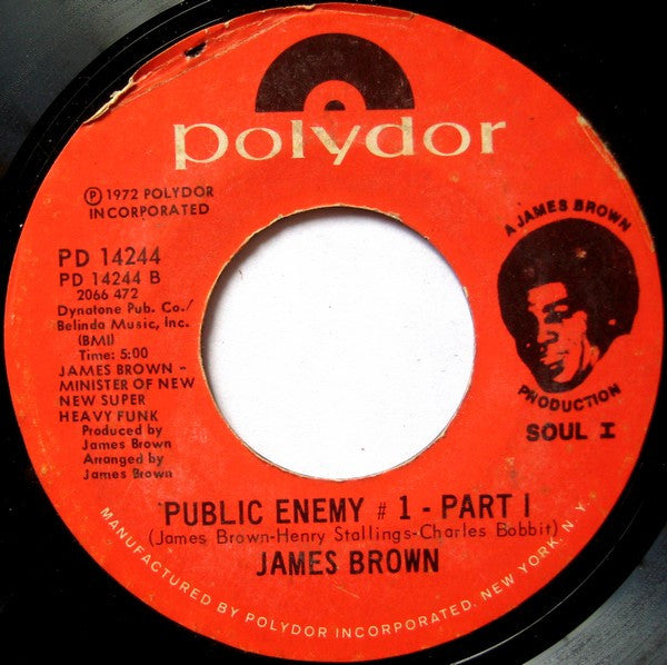 James Brown ~ My Thang / Public Enemy #1 (Vinyl) - Djungel & Jazz