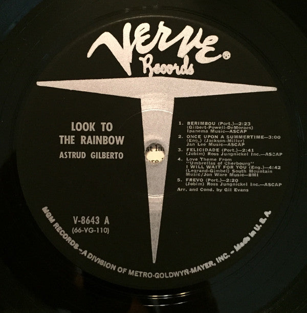 Astrud Gilberto ~ Look To The Rainbow (Vinyl) - Djungel & Jazz