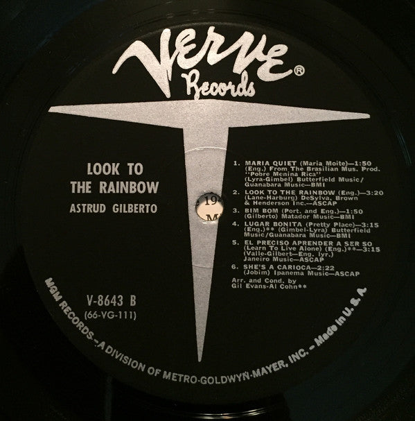 Astrud Gilberto ~ Look To The Rainbow (Vinyl) - Djungel & Jazz