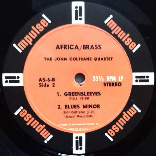 The John Coltrane Quartet ~ Africa / Brass (Vinyl) - Djungel & Jazz