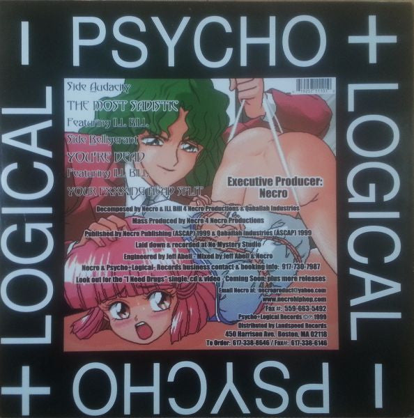 Necro / Ill Bill ~ The Most Sadistic / How To Kill A Cop (Vinyl) - Djungel & Jazz