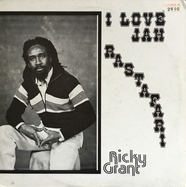 Ricky Grant : I Love Jah Rastafari (LP, Album, RE)