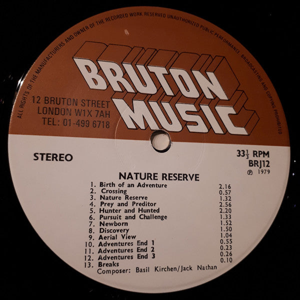 Basil Kirchin / Jack Nathan / Nigel Shipway ~ Wildlife (Vinyl) - Djungel & Jazz