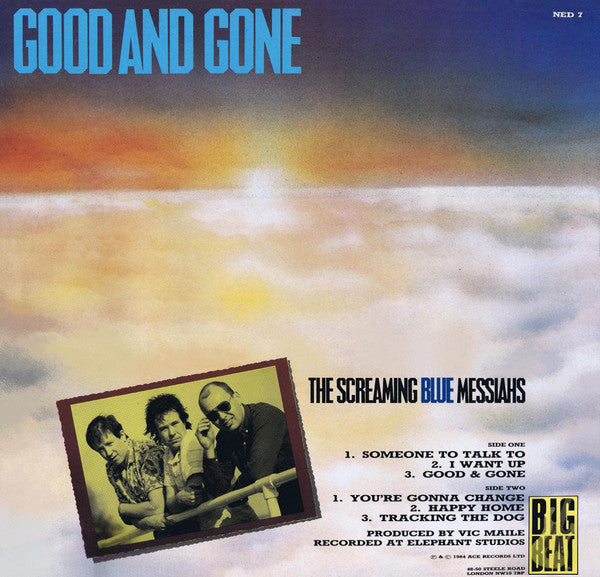The Screaming Blue Messiahs ~ Good And Gone (Vinyl) - Djungel & Jazz