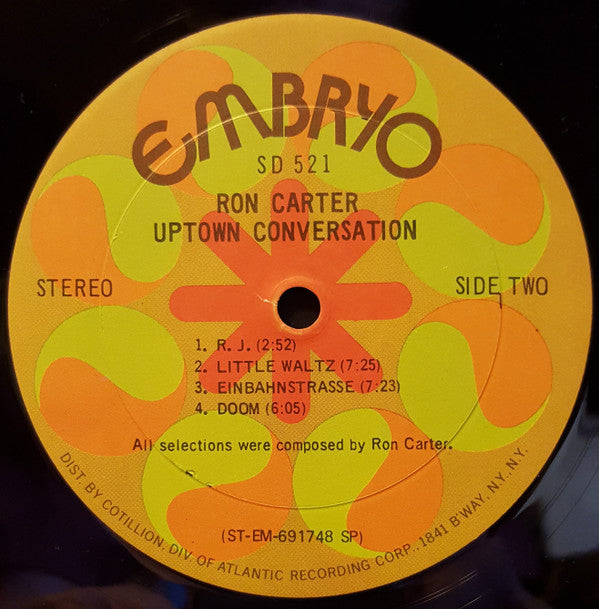 Ron Carter ~ Uptown Conversation (Vinyl) - Djungel & Jazz