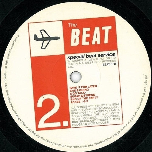 The Beat  ~ Special Beat Service (Vinyl) - Djungel & Jazz