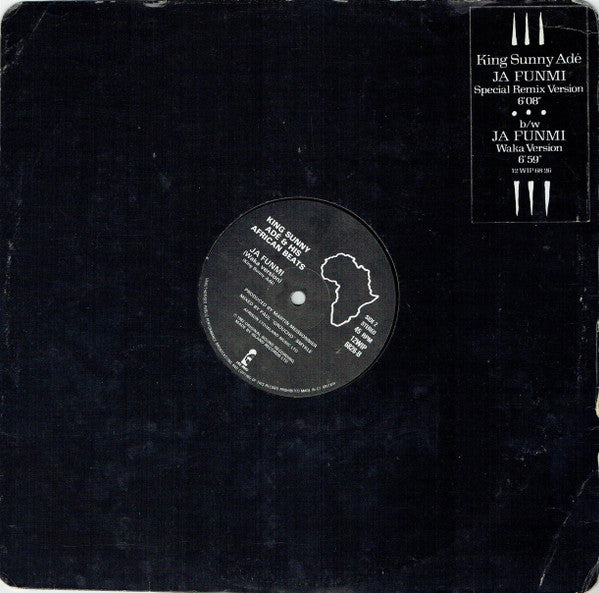 King Sunny Adé & His African Beats* : Ja Funmi (Remix) (12", Single, Bla)