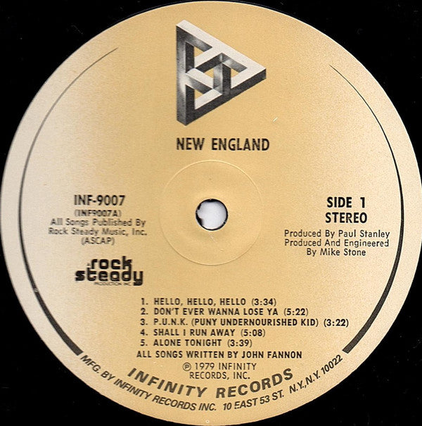 New England ~ New England (Vinyl) - Djungel & Jazz