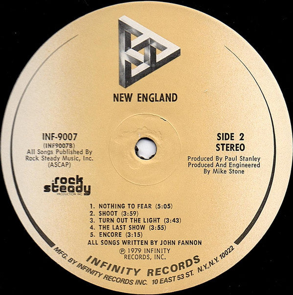 New England ~ New England (Vinyl) - Djungel & Jazz