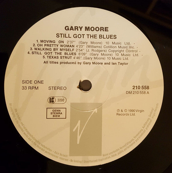 Gary Moore ~ Still Got The Blues (Vinyl) - Djungel & Jazz