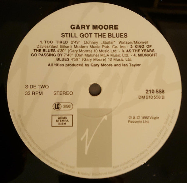 Gary Moore ~ Still Got The Blues (Vinyl) - Djungel & Jazz