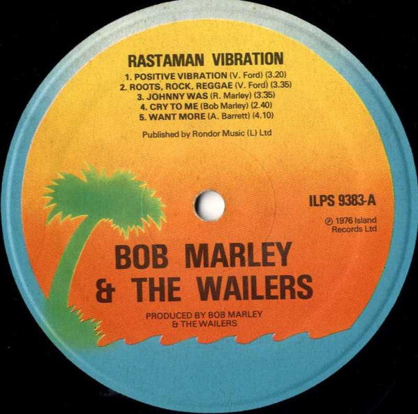Bob Marley & The Wailers ~ Rastaman Vibration (Vinyl) - Djungel & Jazz
