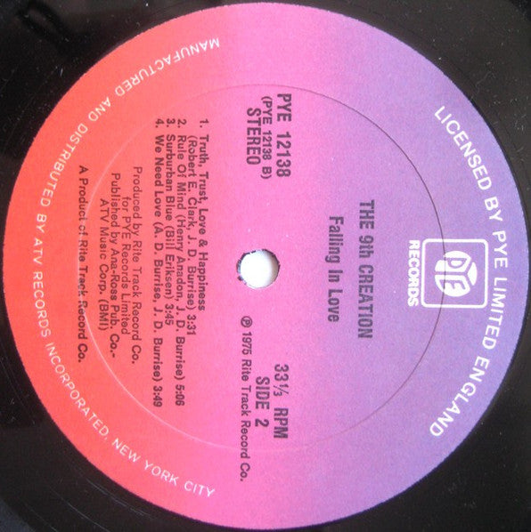 The 9th Creation : Falling In Love (LP, Album, RE)