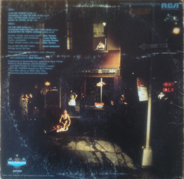 Mick Ronson : Slaughter On 10th Avenue (LP, Album)