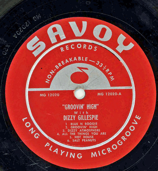 Dizzy Gillespie : Groovin' High (LP, Comp, Mono)
