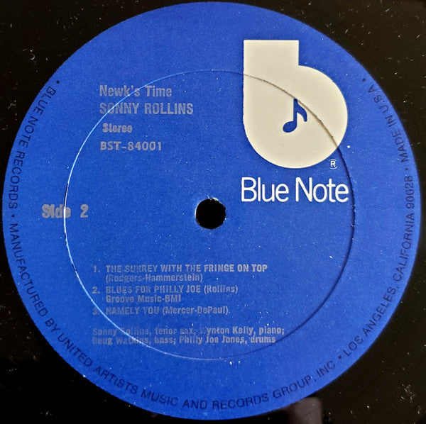 Sonny Rollins ~ Newk's Time (Vinyl) - Djungel & Jazz