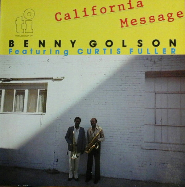 Benny Golson Featuring Curtis Fuller ~ California Message (Vinyl) - Djungel & Jazz