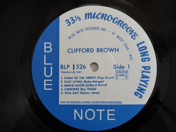 Clifford Brown ~ Memorial Album (Vinyl) - Djungel & Jazz