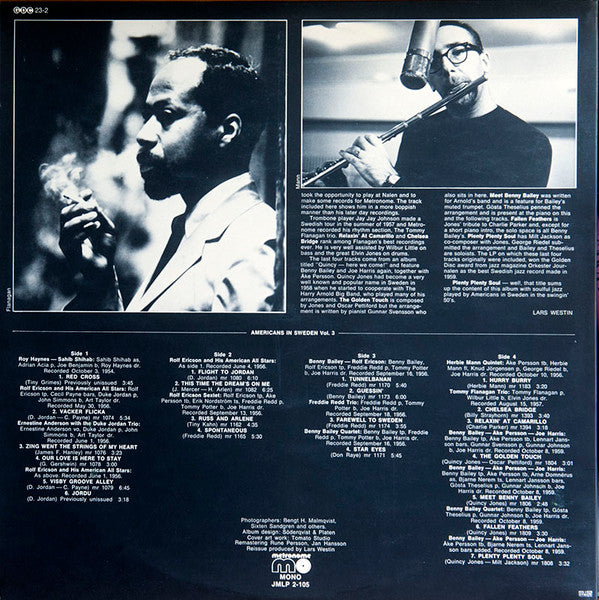 Various ~ Plenty Plenty Soul - Americans In Sweden 1954-1959 Vol. 3 (Vinyl) - Djungel & Jazz