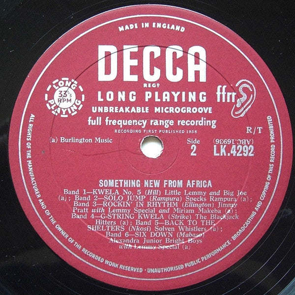 Various ~ Something New From Africa (Vinyl) - Djungel & Jazz