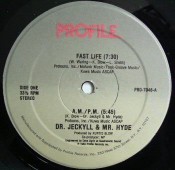 Dr. Jeckyll & Mr. Hyde ~ Fast Life / A.M. P.M. (Vinyl) - Djungel & Jazz