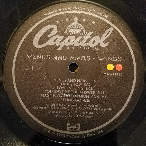 Wings  ~ Venus And Mars (Vinyl) - Djungel & Jazz