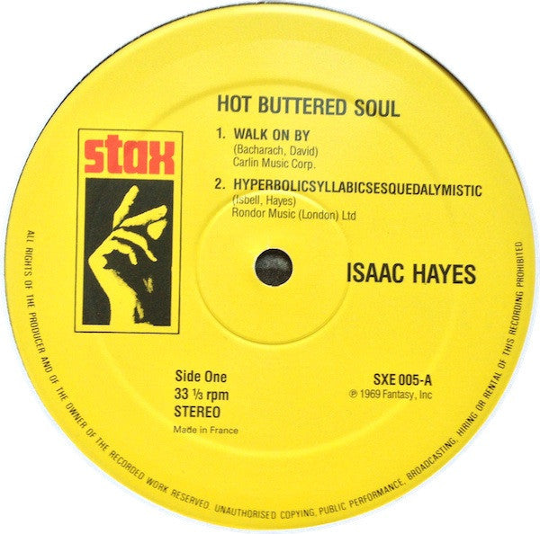 Isaac Hayes ~ Hot Buttered Soul (Vinyl) - Djungel & Jazz