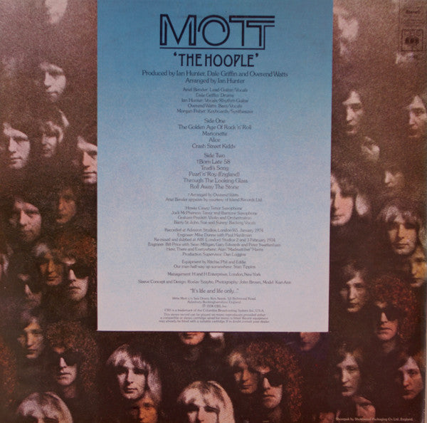 Mott The Hoople : The Hoople (LP, Album)