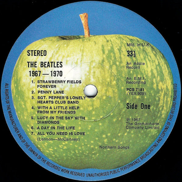The Beatles : 1967-1970 (2xLP, Comp)