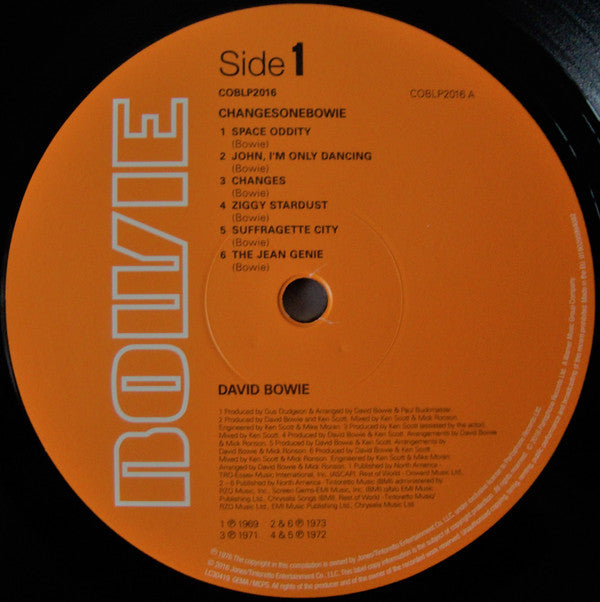 David Bowie ~ ChangesOneBowie (Vinyl) - Djungel & Jazz