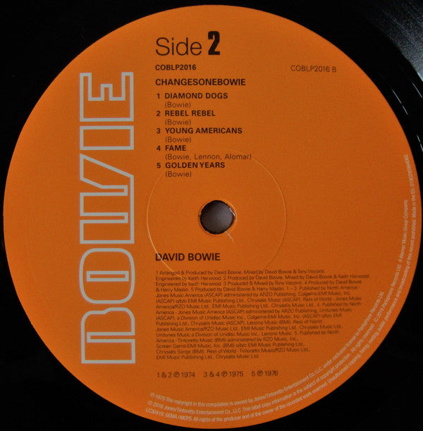 David Bowie ~ ChangesOneBowie (Vinyl) - Djungel & Jazz