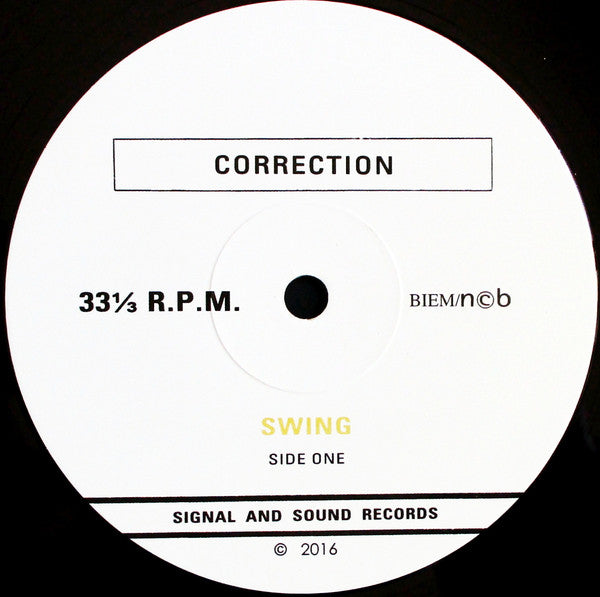 Correction ~ Swing (Vinyl) - Djungel & Jazz