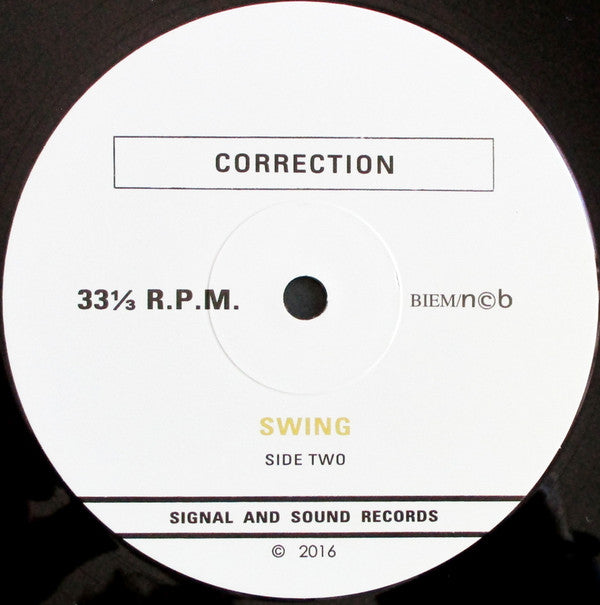 Correction ~ Swing (Vinyl) - Djungel & Jazz