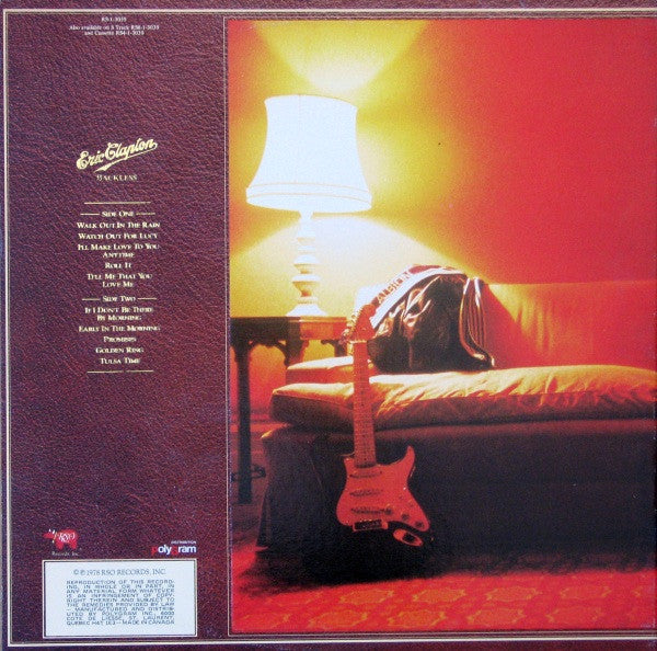 Eric Clapton ~ Backless (Vinyl) - Djungel & Jazz