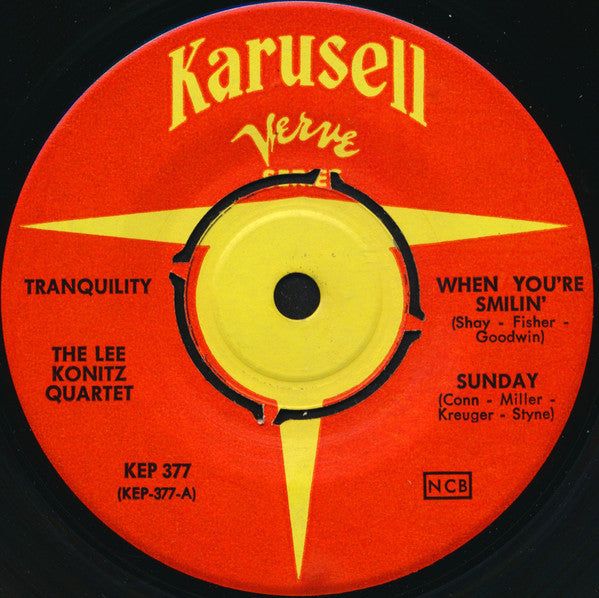 The Lee Konitz Quartet ~ Tranquility (Vinyl) - Djungel & Jazz