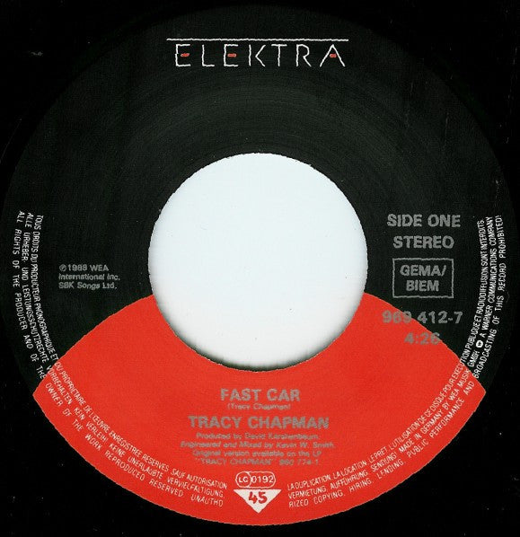 Tracy Chapman ~ Fast Car (Vinyl) - Djungel & Jazz