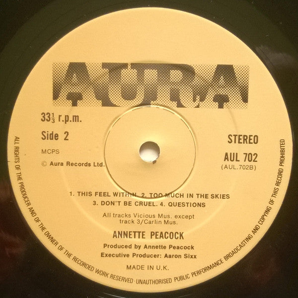 Annette Peacock ~ X-Dreams (Vinyl) - Djungel & Jazz