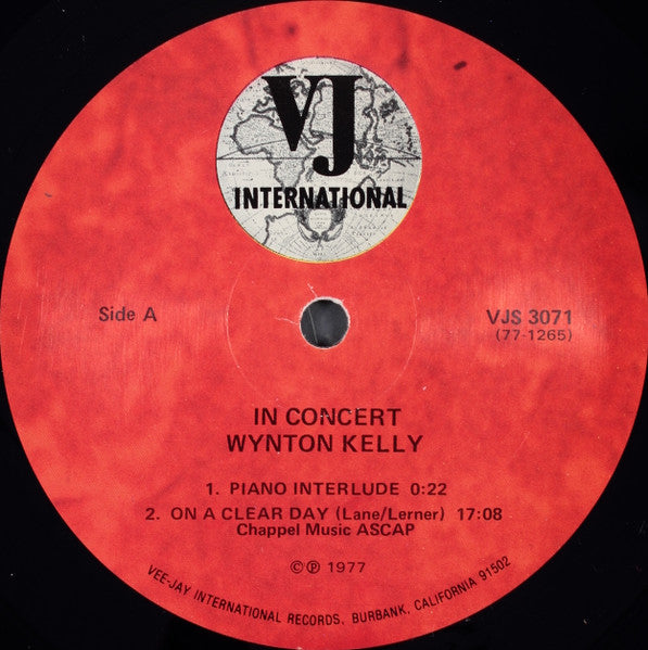 Wynton Kelly ~ In Concert (Vinyl) - Djungel & Jazz