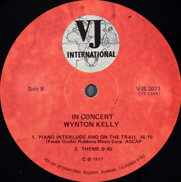 Wynton Kelly ~ In Concert (Vinyl) - Djungel & Jazz