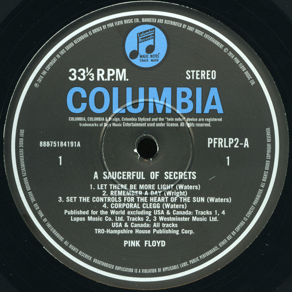 Pink Floyd ~ A Saucerful Of Secrets (Vinyl) - Djungel & Jazz
