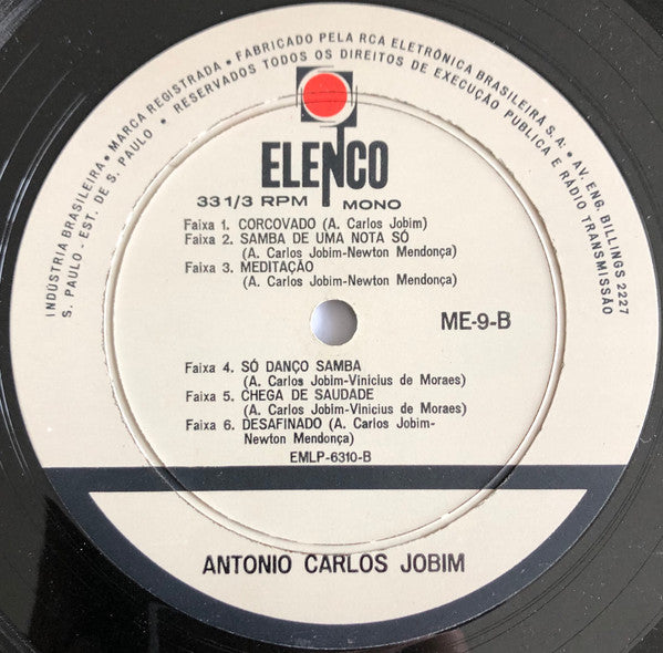 Antonio Carlos Jobim ~ Antonio Carlos Jobim (Vinyl) - Djungel & Jazz